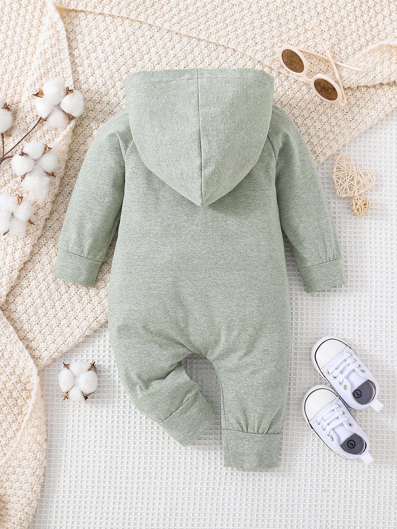 Hooded Romper for Baby Boys and Girls