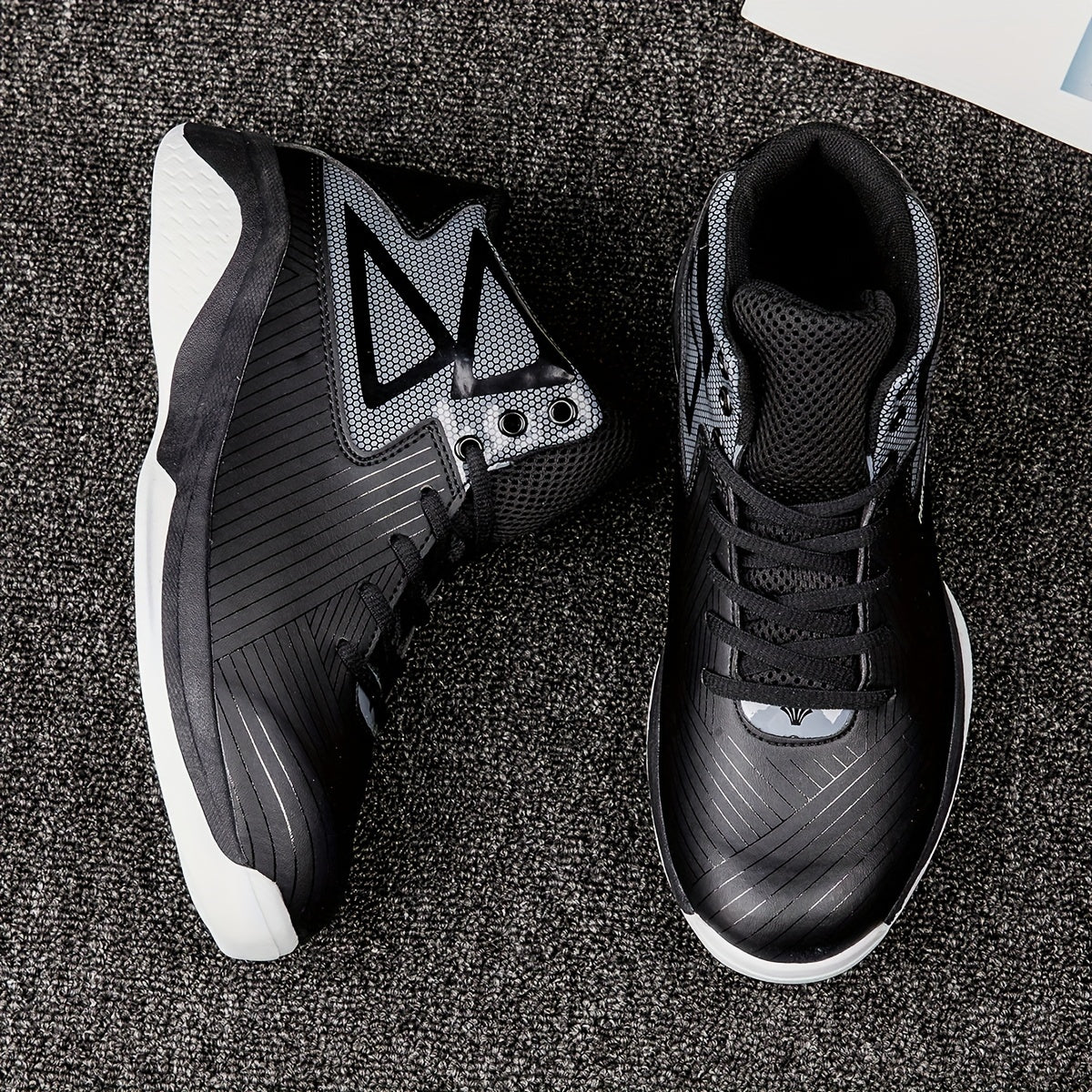 Men's Basketball Shoes - Shock Absorbing Non Slip Athletic Footwear