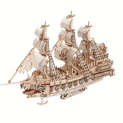 3D Wooden Flying Dutchman Puzzle Toy