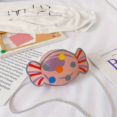 Kids Cartoon Candy Shoulder Bag Mini Crossbody Bag For Girls