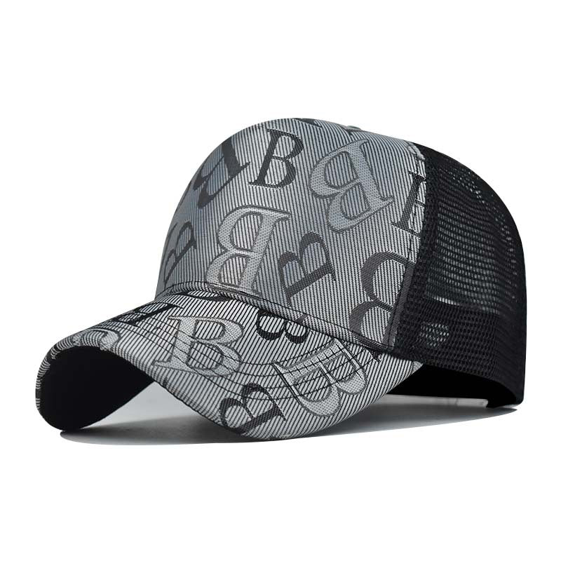 Breathable Men's Letter Print Baseball Cap