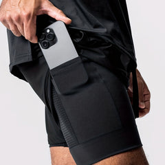Men's Active Quick Dry Stretch Shorts with Pocket