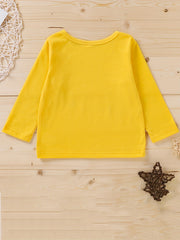 Kid's All Match Round Neck Pullover Top Long Sleeve Casual Sweatshirt