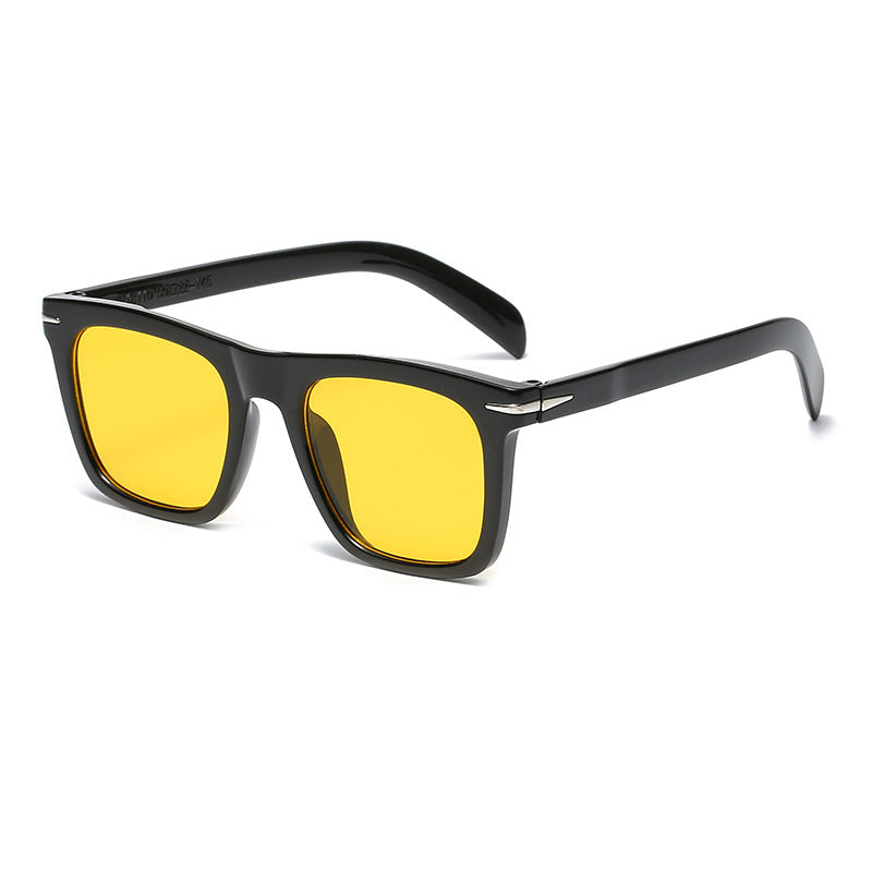 Light Blocking Sunglasses Square Frame Men's Sun Glasses