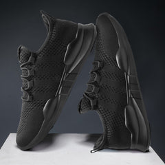 Men's Lace Up Casual Shoes Breathable Running Sneakers