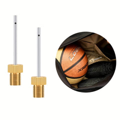 2pcs Stainless Steel Ball Inflator Pins Air Pump Needles