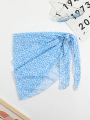 Sheer Cover Up Skirt Casual Beachwear Warp Dress Women's Swimwear