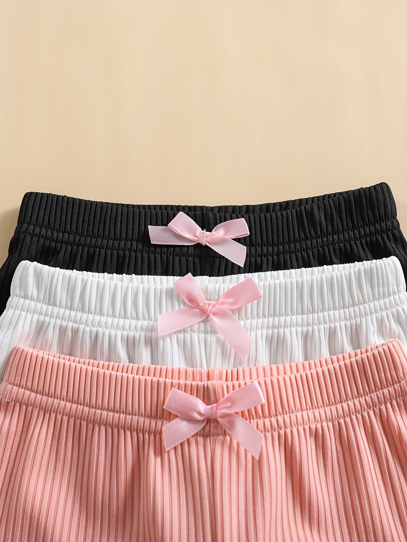 Bow Detailed Quick Dry Leggings for Girls