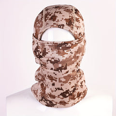 Camouflage Full Face Balaclava Fleece Mask for Outdoor Sports
