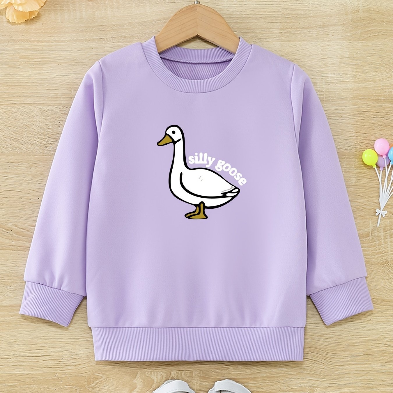 Kids 'Silly Goose' Graphic Sweatshirt