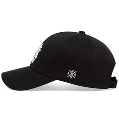 Goth B Embroidery Baseball Cap Casual Sports Hat Unisex Dad Hats