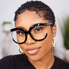 Vintage Owl Square Optical Glasses Frames Clear Lens Eyeglasses