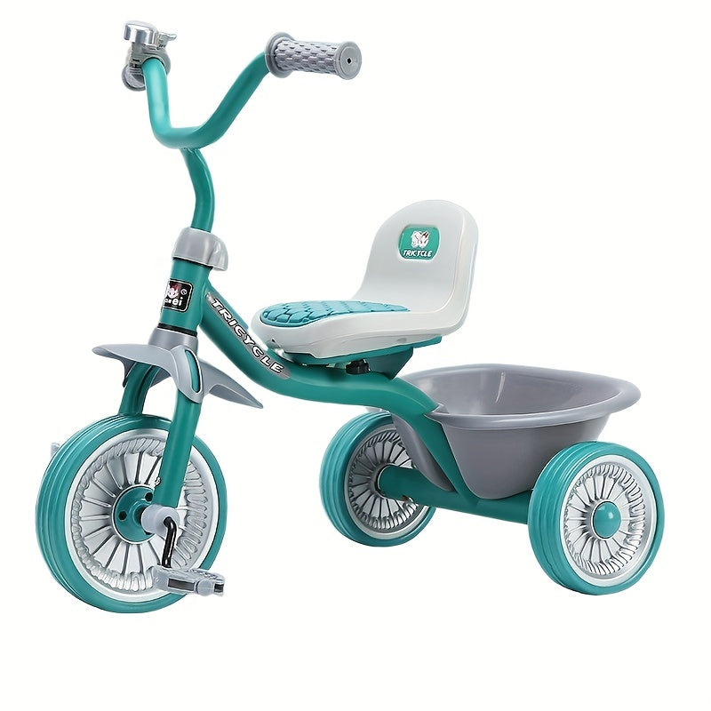 Kids' Tricycle 2-6 Years Anti Rollover Belt Bucket