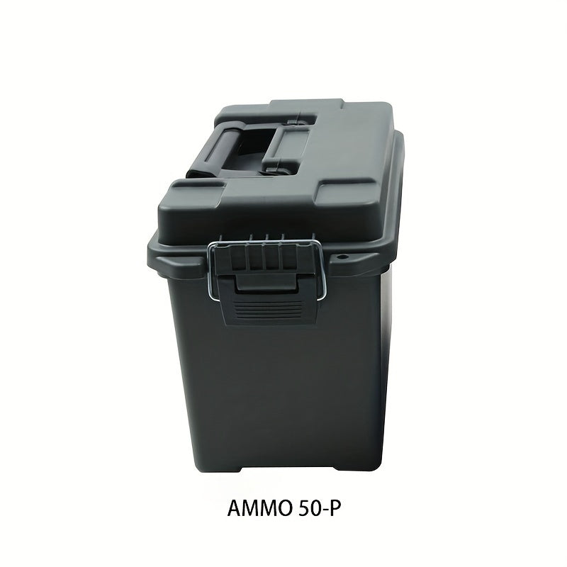 1pc Tool Case Utility Protective Container Lockable Carrying Portab