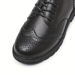 Boys Classic Oxford Dress Shoes Soft Bottom Non Slip