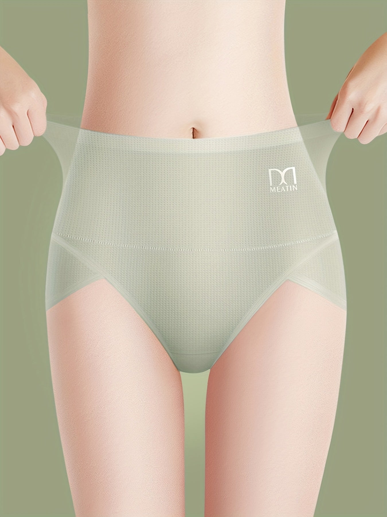 Letter Print Briefs Comfy & Breathable Stretchy Intimates Panties