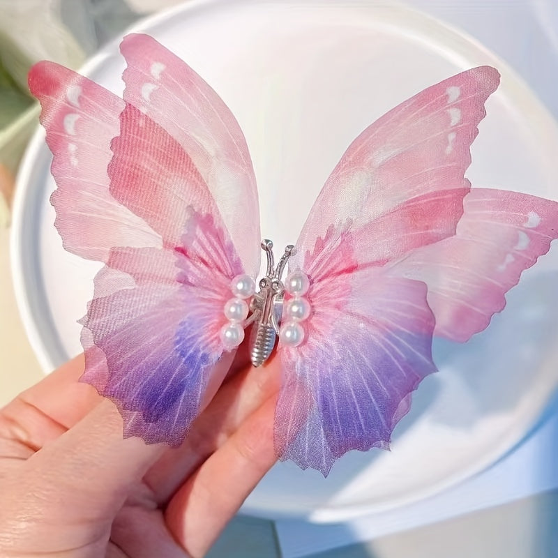 Fairy Butterfly Hair Clip - Cute Gift for Girls