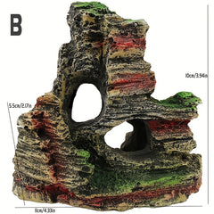 Fish Tank Resin Ornamental Rockery Aquarium Decoration