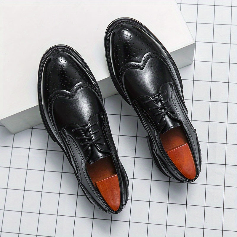 Men's Lace Up Brogue Style Formal Shoes