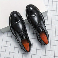 Men's Lace Up Brogue Style Formal Shoes