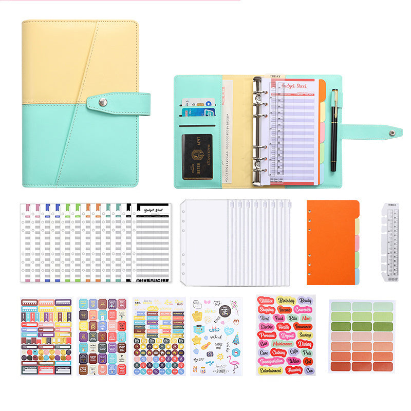 A6 Macaron Notebook Magnetic Buckle Type Notebook
