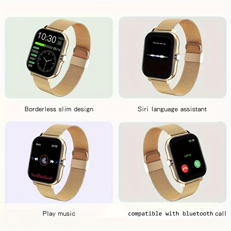 Smart Sports Watch Health Monitoring Message Reminder Music Control IOS Android