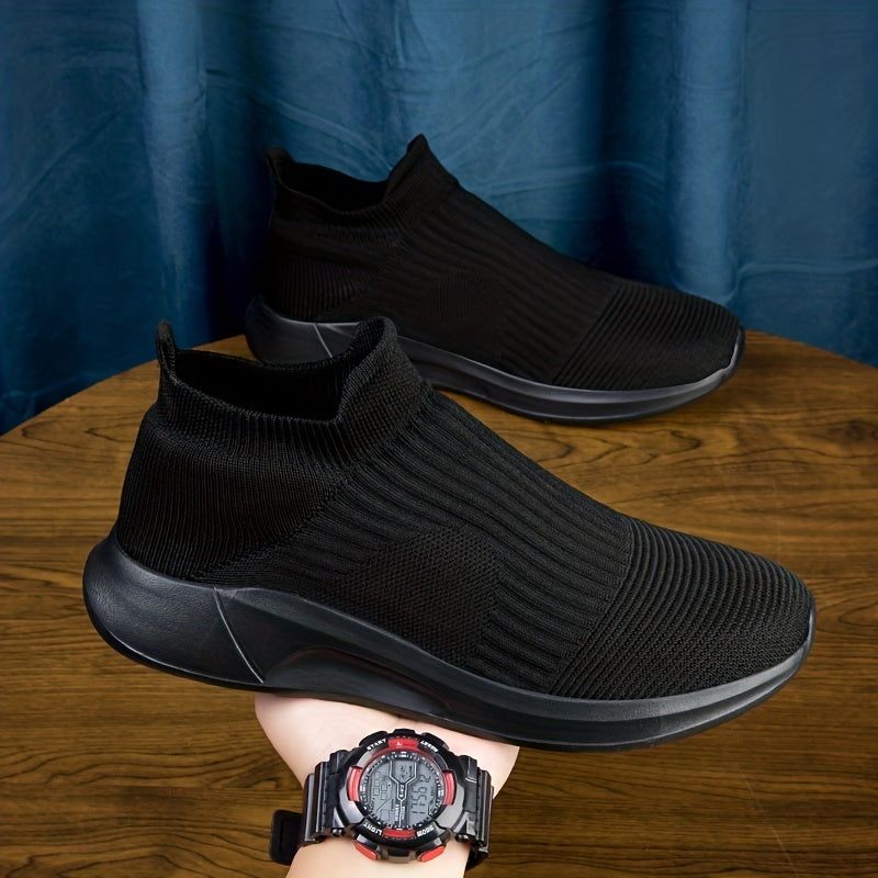Unisex Knitted Slip On Casual Shoes Lightweight Sock Shoes