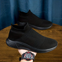 Unisex Knitted Slip On Casual Shoes Lightweight Sock Shoes
