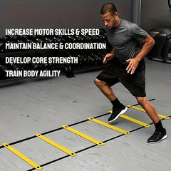 Agility Ladder and Cones Set for Football Rugby Basketball