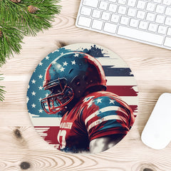 American Football Round Mouse Pad 7.87 Inches