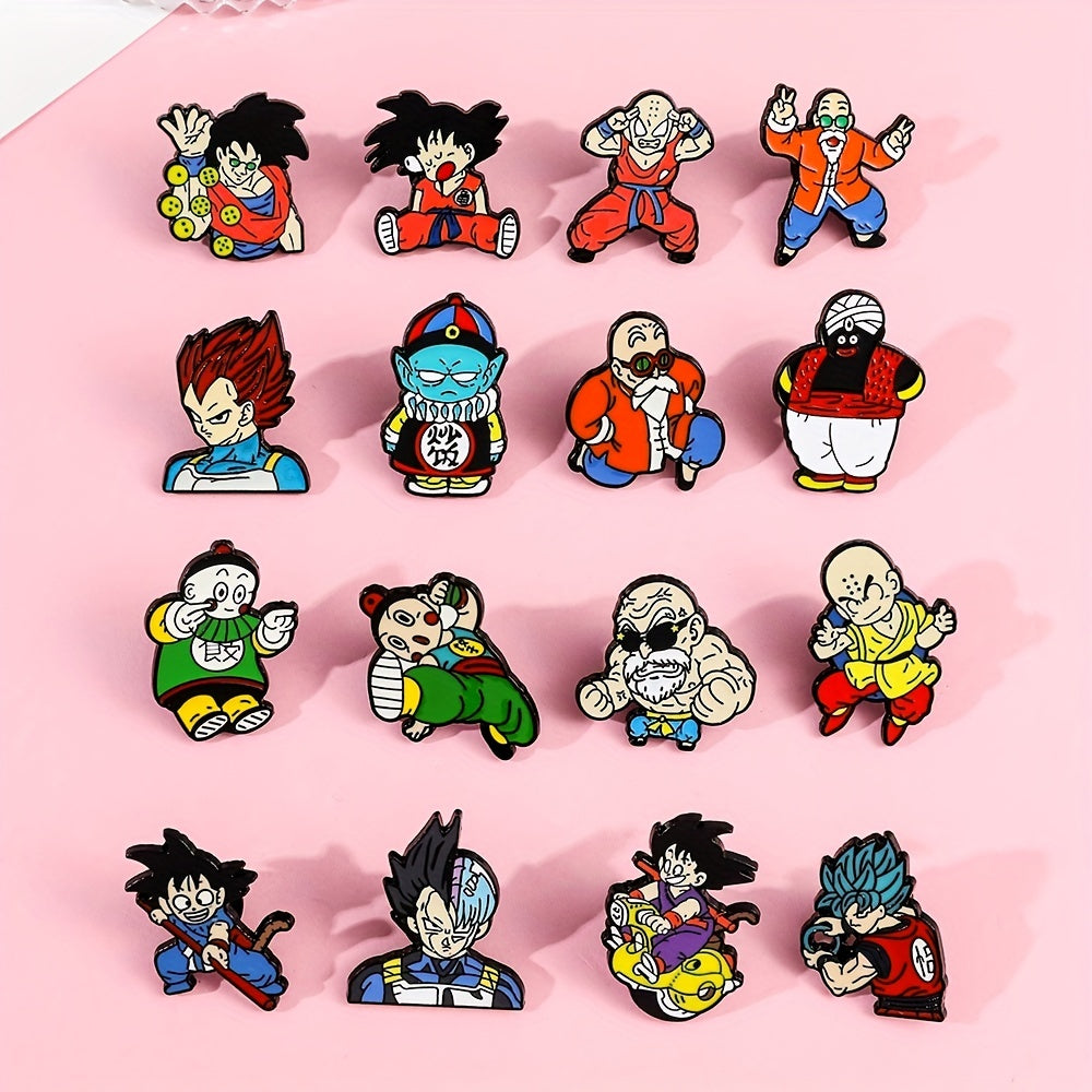 Kids Cartoon Enamel Pin Set for Clothing Hats Backpacks