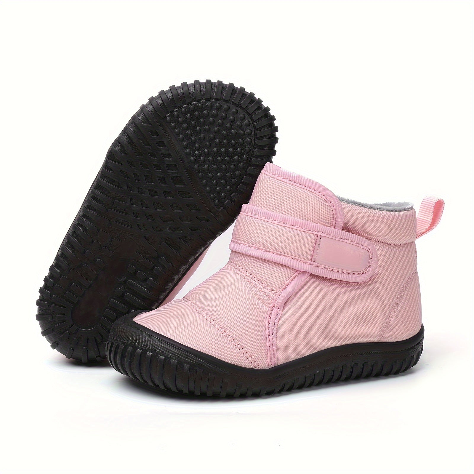 Girl's Warm Snow Boots Cozy Fleece Lined Non-slip Ankle Boots