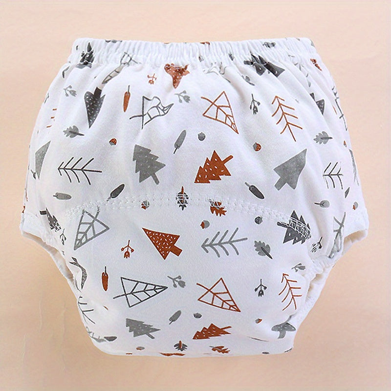 Reusable Infant Training Pants, Washable Cotton Cloth Diapers