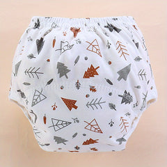 Reusable Infant Training Pants, Washable Cotton Cloth Diapers