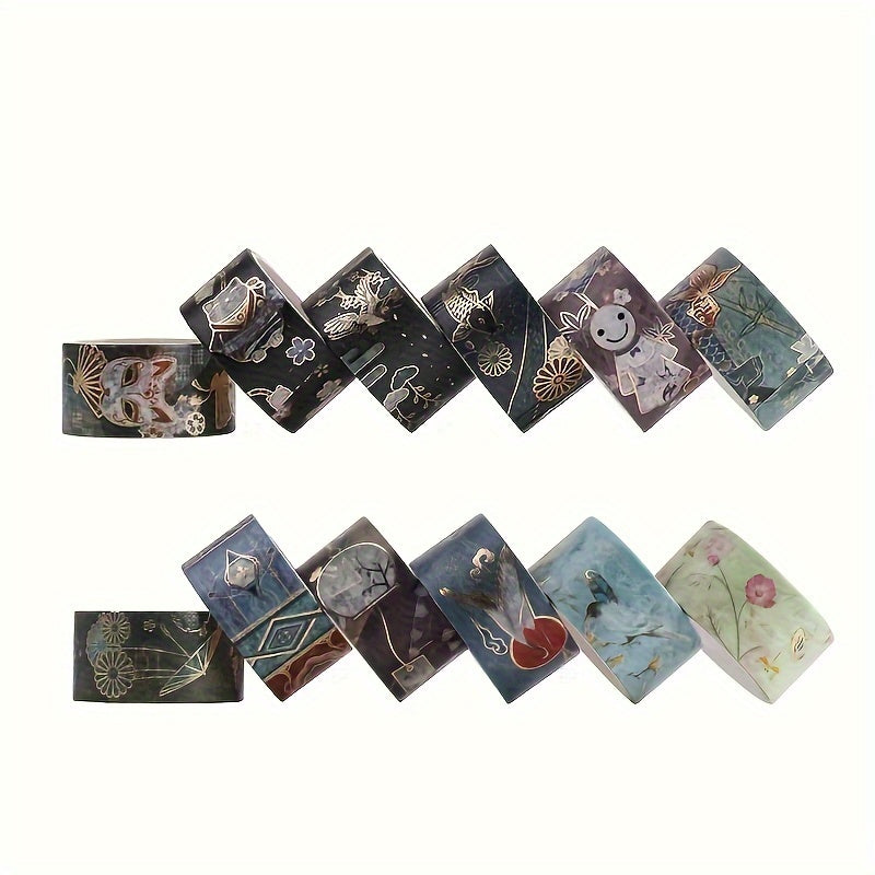 12pcs Washi Tape Set DIY Art Gift Wrapping