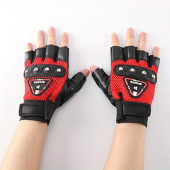 Breathable Fingerless Gloves for Men Ideal for Cycling Off Road Motorcycling