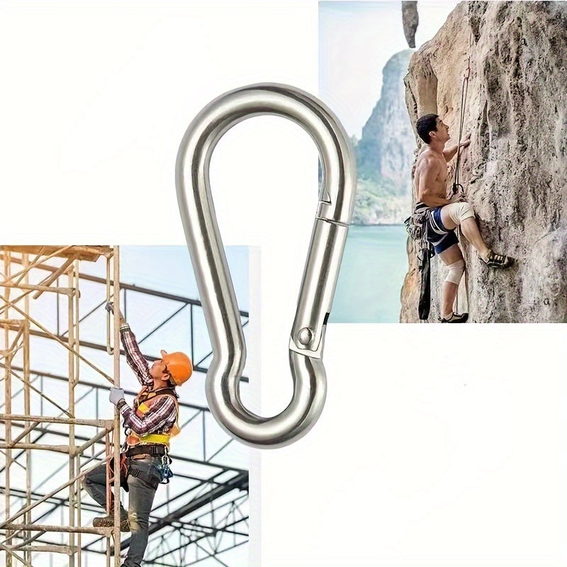 Stainless Steel Carabiner Climbing Hook Key Ring