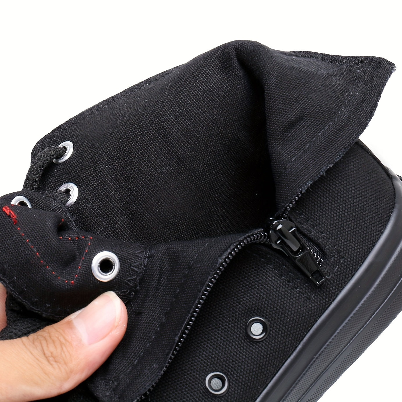 Women's High Top Canvas Lace Up Flat Skate Shoes