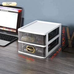 Drawer Storage Box Desk Stationery Cosmetic Organizing Cabinet