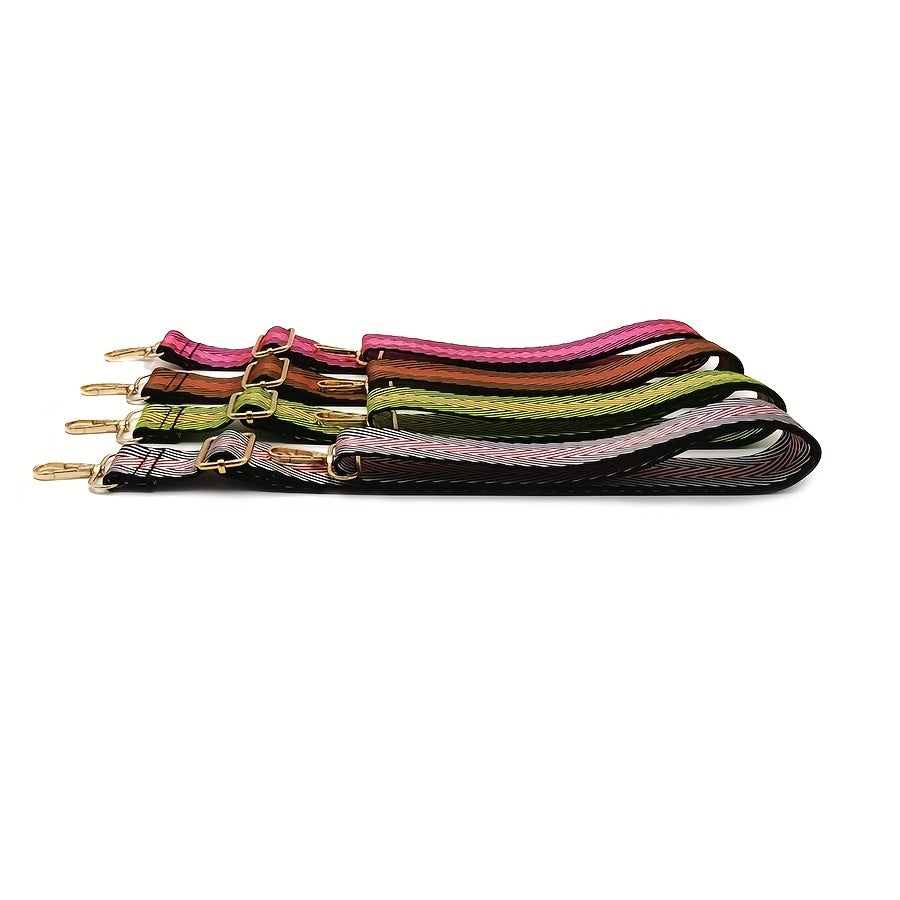 Vintage Geometric Pattern Wide Strap Adjustable Bag Strap