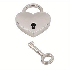 Heart Shaped Luggage Padlock Zinc Alloy Travel Accessory