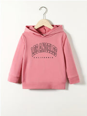 Girls' Brooklyn Print Casual Sweatshirt Top Hooded Pullovers