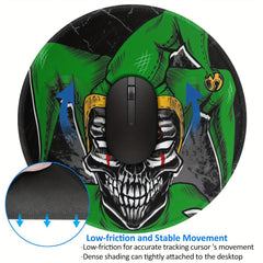 Green Devil Round Gaming Mouse Pad 20x20cm