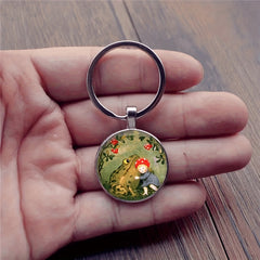 Vintage Frog Keychain for Boys Bag's Accessories