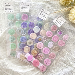3D Sealing Wax Stickers - DIY Envelope Sealing Magazine Decor - Transparent