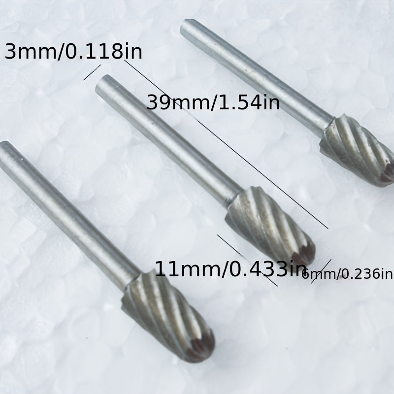 6pcs Drill Bit Set Cutting Tools for Woodworking Carving Rasps Kit