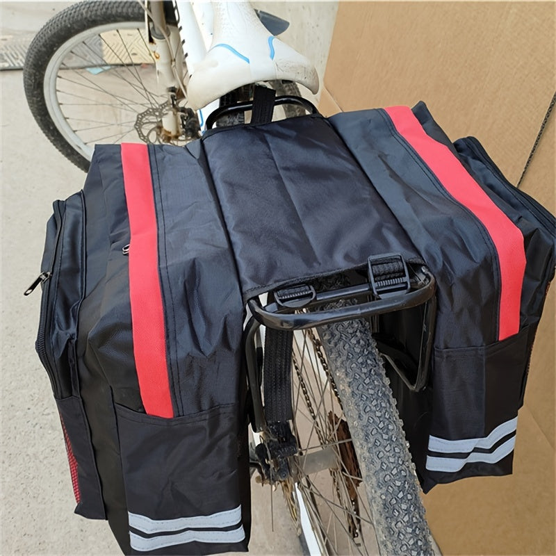 Rear Rack Bag Mountain Bike Double Pack Saddle Bag