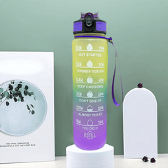 1000ml Gradient Water Bottle for Travel Sports