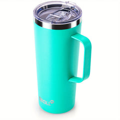 Mollcity 24oz Coffee Tumbler Insulated Mug Double Wall 304 Stainless Steel