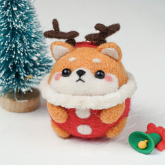 Needle Felting Kit for Beginners - Deer Shiba DIY Craft Material